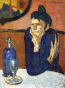 Pablo Picasso, La bevitrice di assenzio (1901)